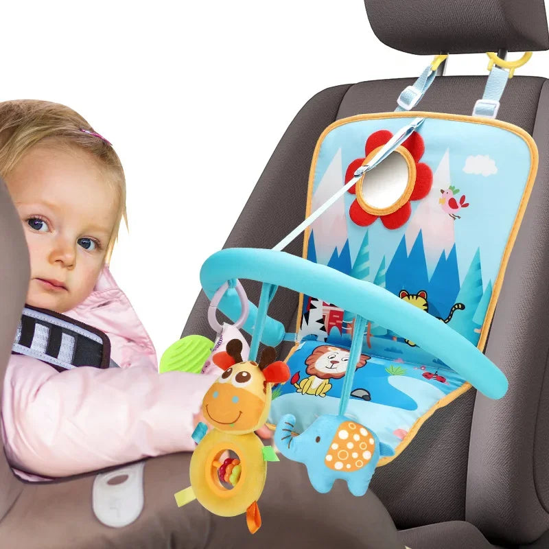 Baby Car Seat Toy Seat Pendant Early Active Toy Kick and Play Car Seat Toys Infants Sensory Activity Rattles Toddler Toys Gifts