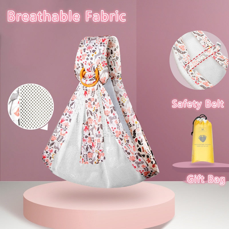 BabyWrap™  Écharpe pour nouveau-né à double usage |Maman