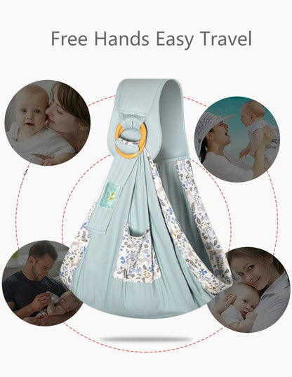 BabyWrap™  Écharpe pour nouveau-né à double usage |Maman
