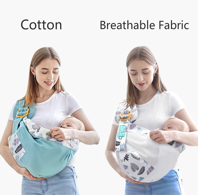 BabyWrap™  Écharpe pour nouveau-né à double usage |Maman