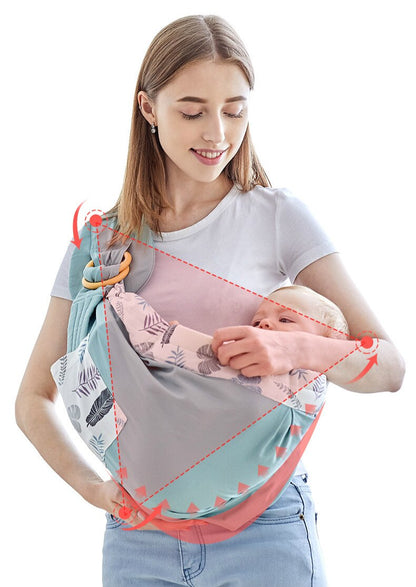 BabyWrap™  Écharpe pour nouveau-né à double usage |Maman