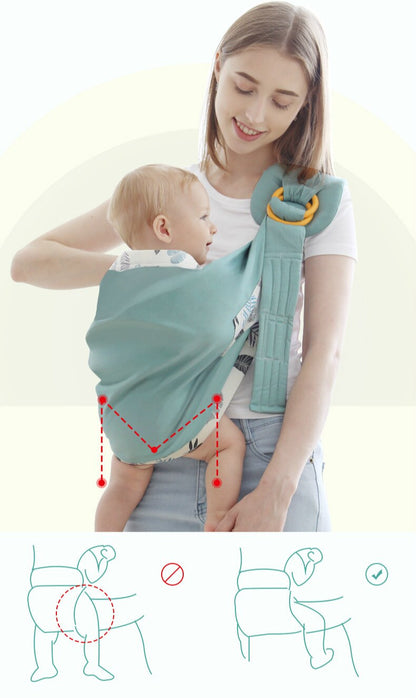BabyWrap™  Écharpe pour nouveau-né à double usage |Maman